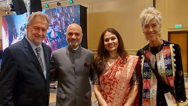 Mirabella celebró la independencia de la India