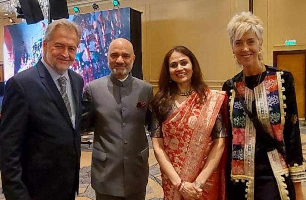 Roberto Mirabella participó de los festejos por la independencia de la India
