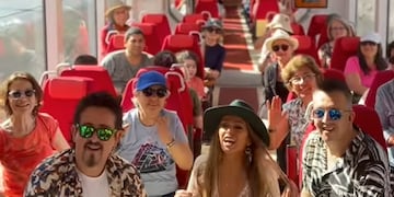 La Cantada ft. Coki Ramírez, en "Arriba, arriba", el videoclip rodado en el Tren Solar de la Quebrada, en Jujuy.