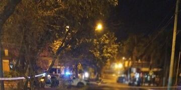 El despiste se produjo sobre la avenida Juan Domingo Perón casi Los Rosales.