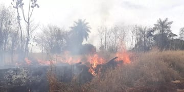 Bomberos Voluntarios de la zona Norte provincial no dan abasto ante incendios forestales.