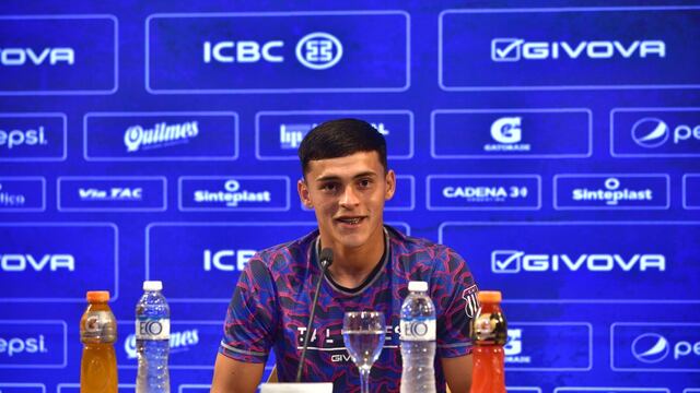 Una de las primeras imágenes de Ramón Sosa en Talleres.