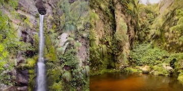 El Santuario de Río Yuspe: cascada majestuosa y agua cristalina.