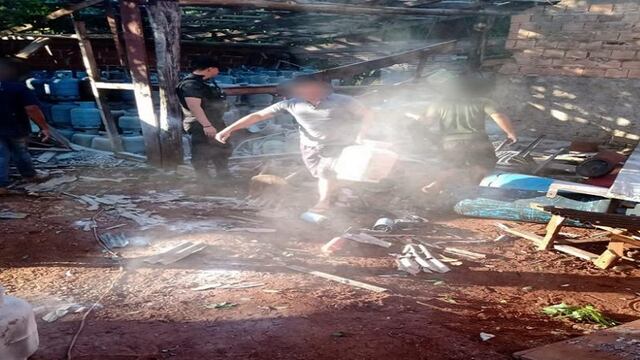 Un hombre falleció producto de la explosión del depósito de garrafas en San Antonio,