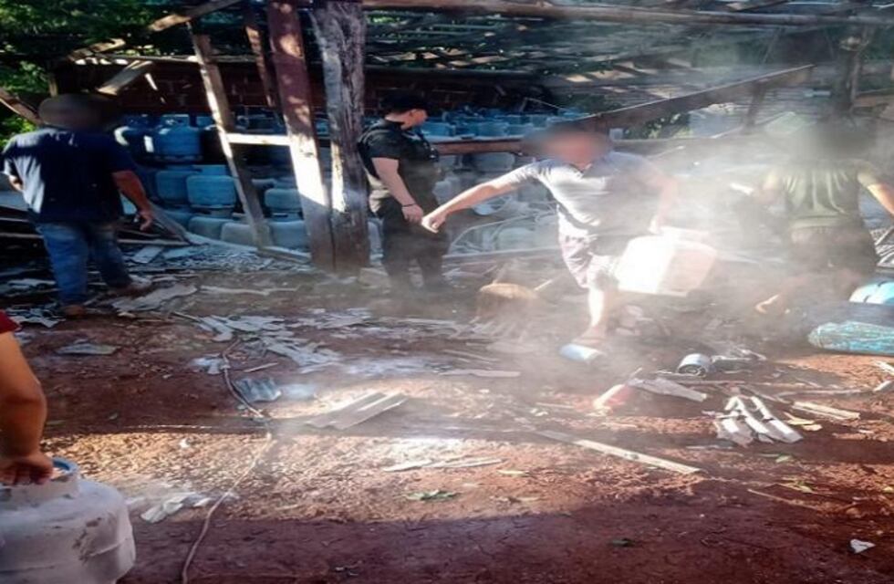 Un hombre falleció producto de la explosión del depósito de garrafas en San Antonio