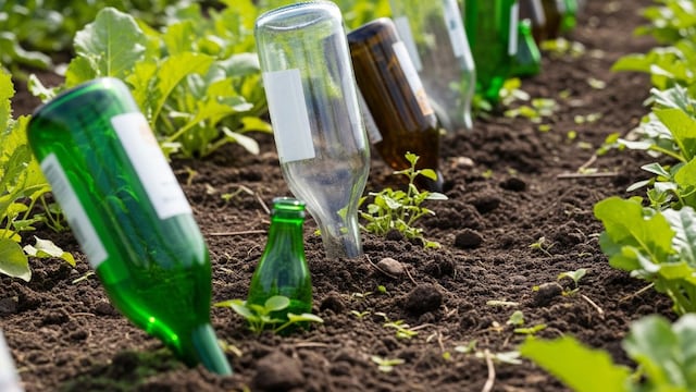 No es por moda: para qué sirve colocar botellas invertidas en la tierra de las plantas