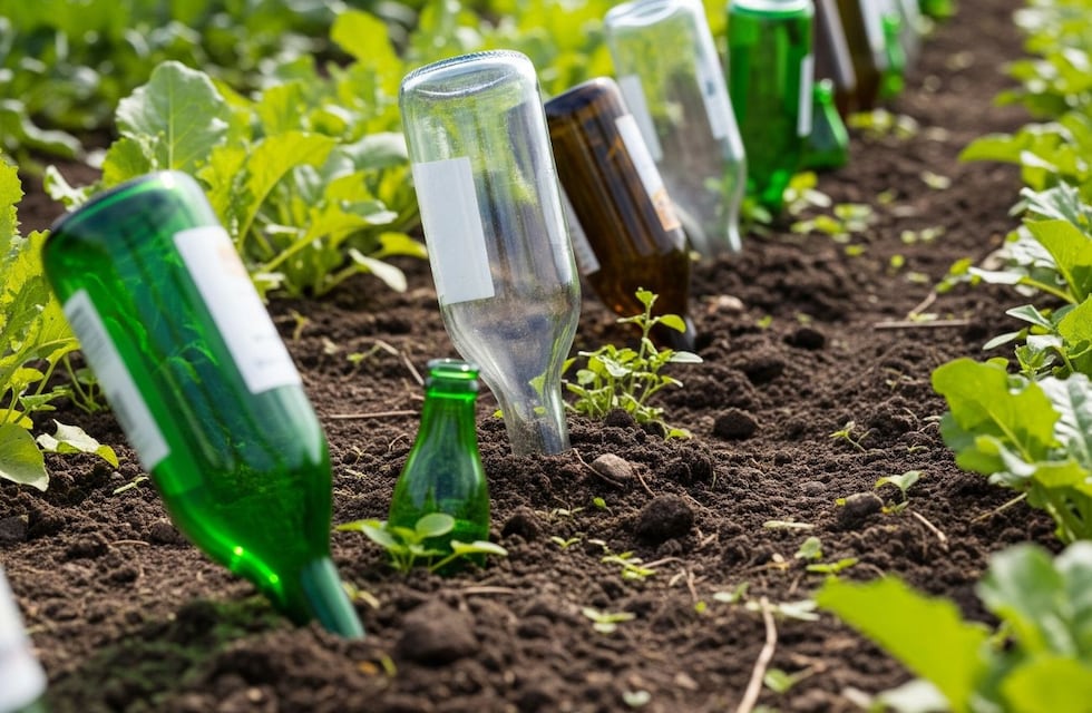 No es por moda: para qué sirve colocar botellas invertidas en la tierra de las plantas
