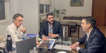 El intendente Vuoto continúa gestionando obras para Ushuaia