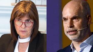 Patricia Bullrich y Horacio Rodríguez Larreta: una interna agitada de Juntos por el Cambio. Foto: Los Andes.