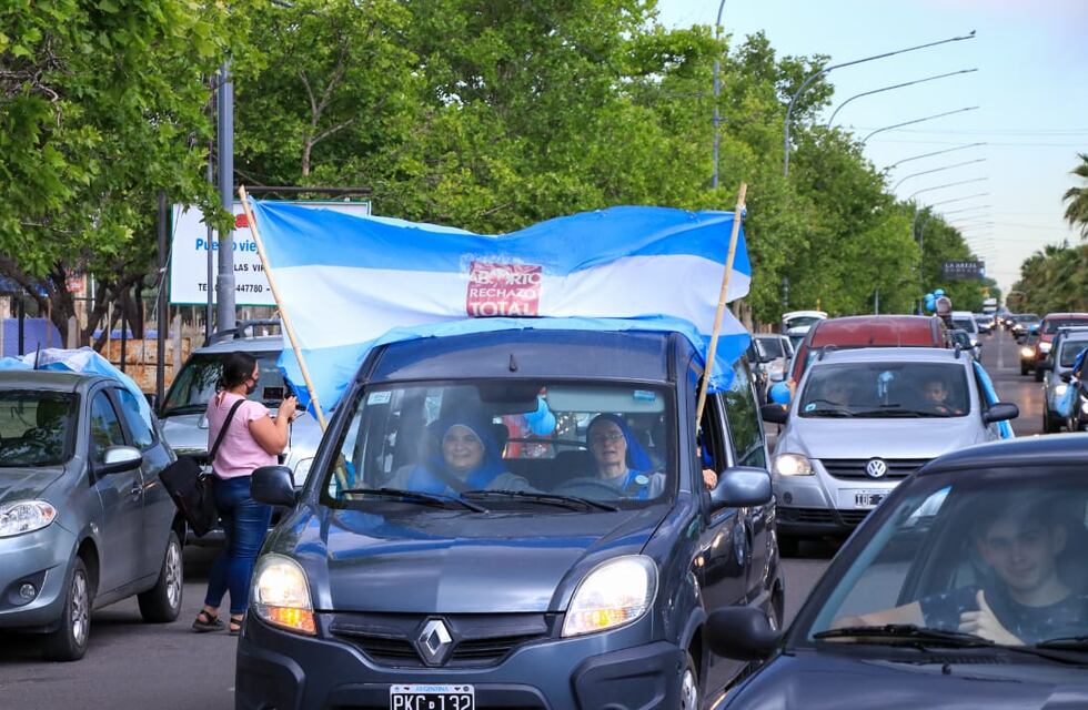 En fotos: masiva marcha en el sur mendocino en defensa de “las dos vidas”