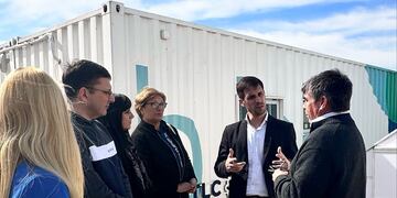 Leo Viotti y Lisandro Mársico visitaron el Parque Tecnológico Litoral Centro