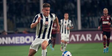 Un miércoles 4 de mayo inolvidable para Federico Girotti. Gran partido contra el Flamengo y fue papá (Prensa Talleres).