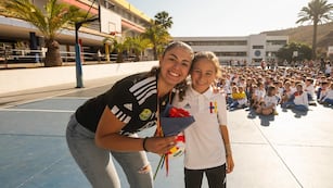 Camila Hiruela se convirtió en figura en Las Palmas de Gran Canaria, donde llevó al equipo local Heidelberg Volkswagen al campeonato de la Liga Iberdrola 24/25.