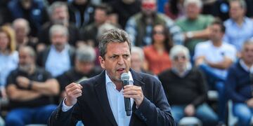 Sergio Massa, candidato a presidente de Unión por la Patria.