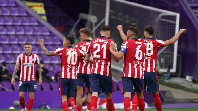 Ángel Correa marcó el empate para el Atlético de Madrid.
