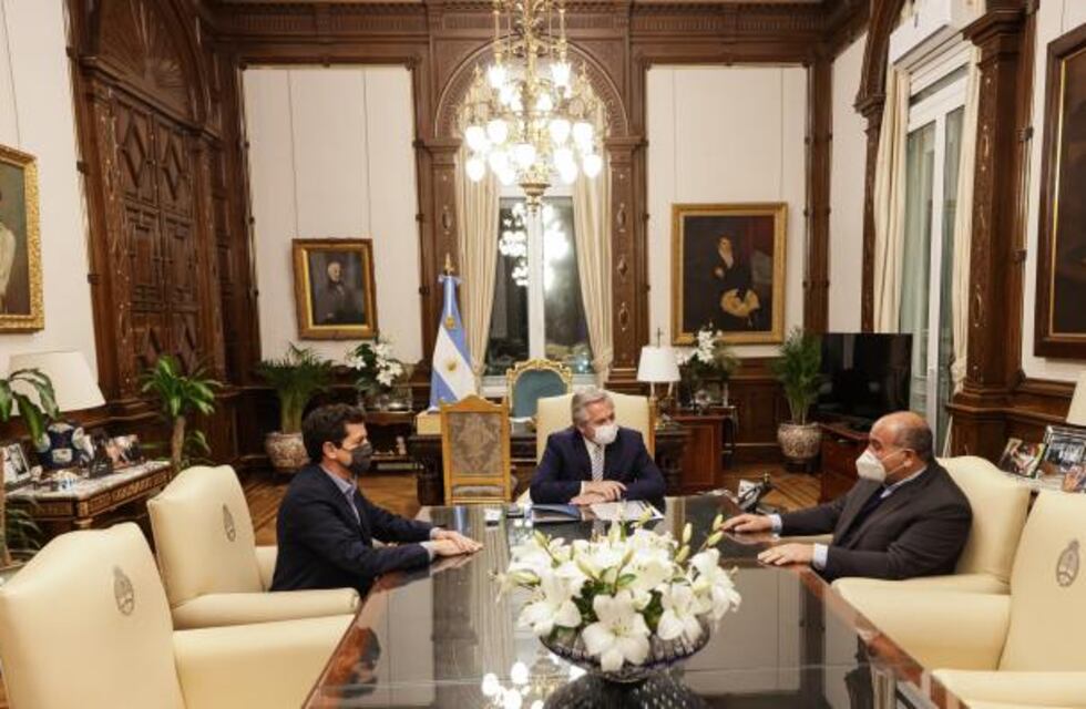 El gobernador Manzur se reunió con el presidente Alberto Fernández en Buenos Aires
