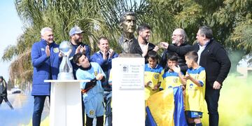 La ceremonia se llevó a cabo este domingo en el country donde practica el plantel profesional.