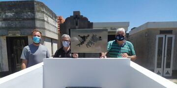 Construyeron un cenotafio en recuerdo de las víctimas de Malvinas en el Cementerio de Rafaela