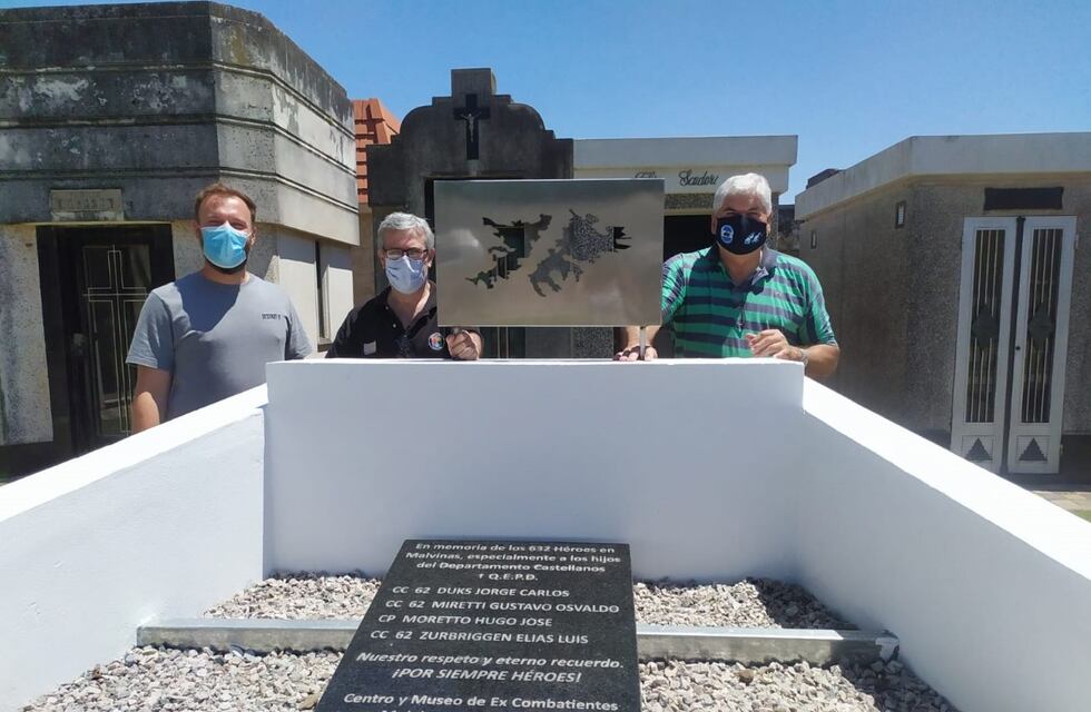 Construyen un memorial para los caídos en la Gesta de Malvinas