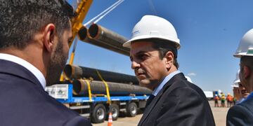 Sergio Massa, destacó el inicio del llenado del Gasoducto Néstor Kirchner. Foto: Ministerio de Economía