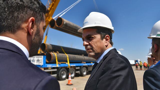 Sergio Massa, destacó el inicio del llenado del Gasoducto Néstor Kirchner. Foto: Ministerio de Economía