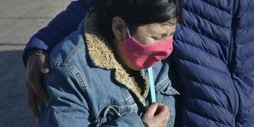 Rosalba Nieves madre de la joven acecinada en Maipú.