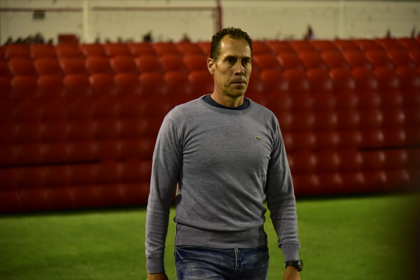 El DT de Instituto, Lucas Bovaglio, sin rodeos: "No le encontramos la vuelta" (Facundo Luque / La Voz).