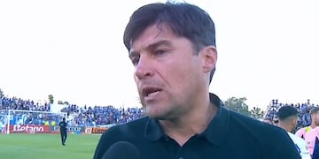 Alexander Medina habló luego del partido suspendido de Godoy Cruz y Talleres. (Captura de TV)