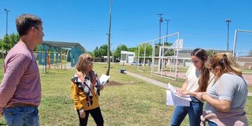 Colocarán nuevos juegos en la plaza del 2 de Abril