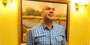 El dueño del departamento del que se arrojó Emmily, Francisco Sáenz Valiente.