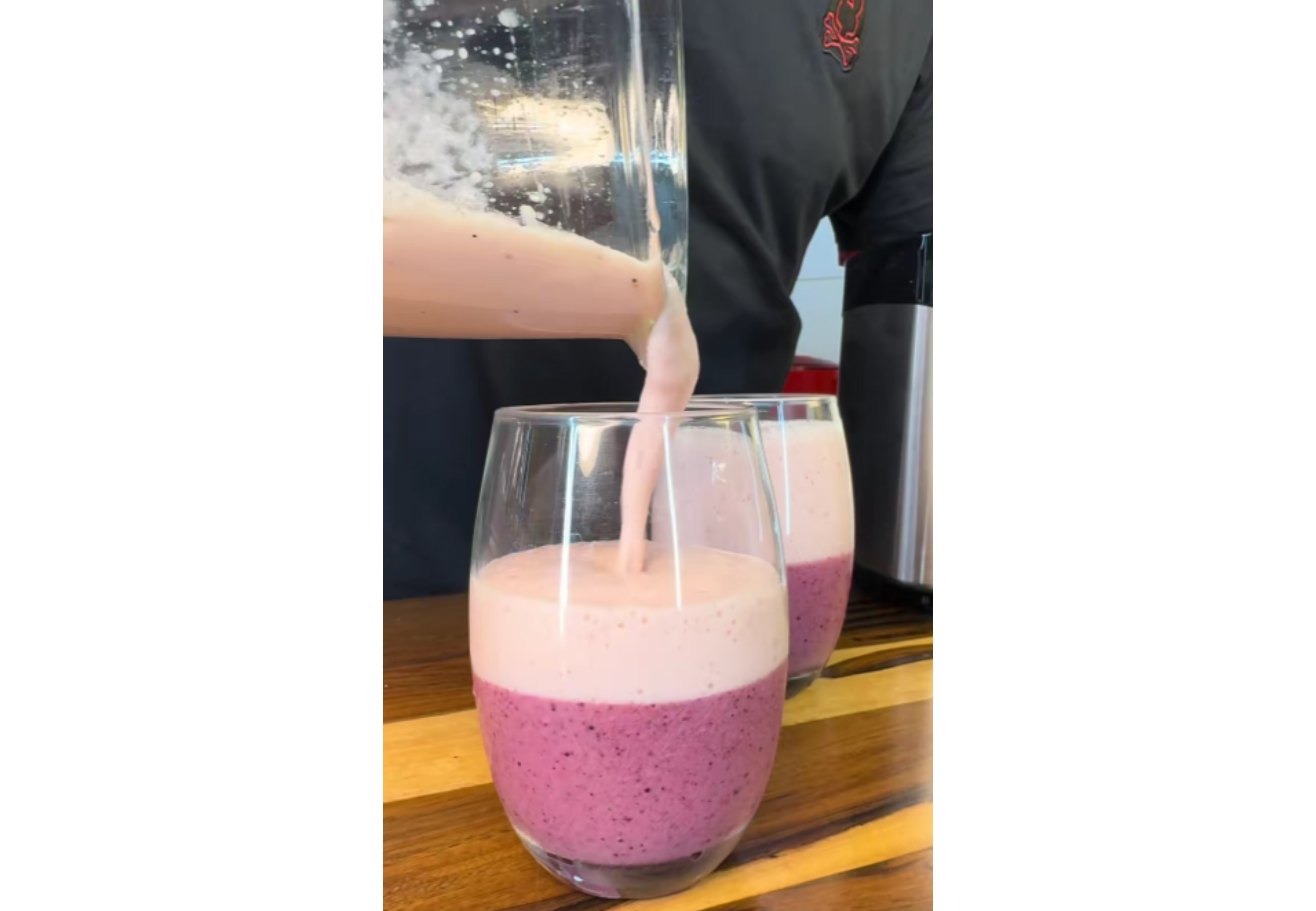 Este batido es una opción diferente para la merienda.
