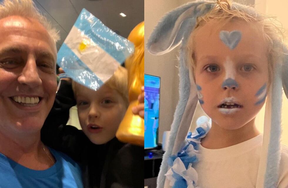 Qatar 2022: las imágenes más tiernas de Marley y Mirko alentando a la Selección