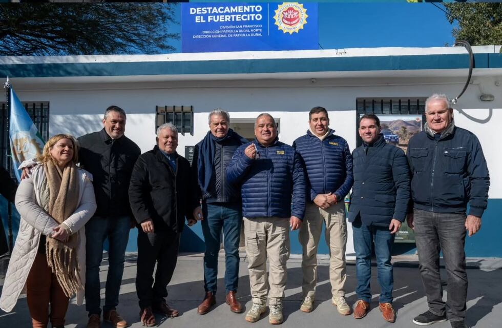Se inauguró el destacamento de la Policía Rural en la localidad de El Fuertecito