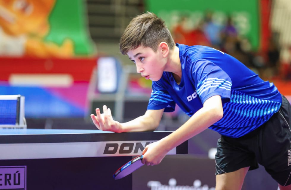 Benjamín Archua campeón mundial en tenis de mesa WTT Youth Contender Lima 2022
