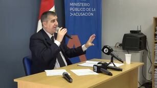Presentación del Informe de Gestión de la Fiscalía Regional V a cargo de Carlos María Vottero.