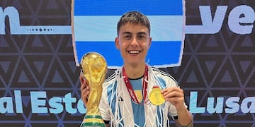 Paulo Dybala, uno de los cuatro cordobeses que se consagraron campeones en Qatar. (Instagram)