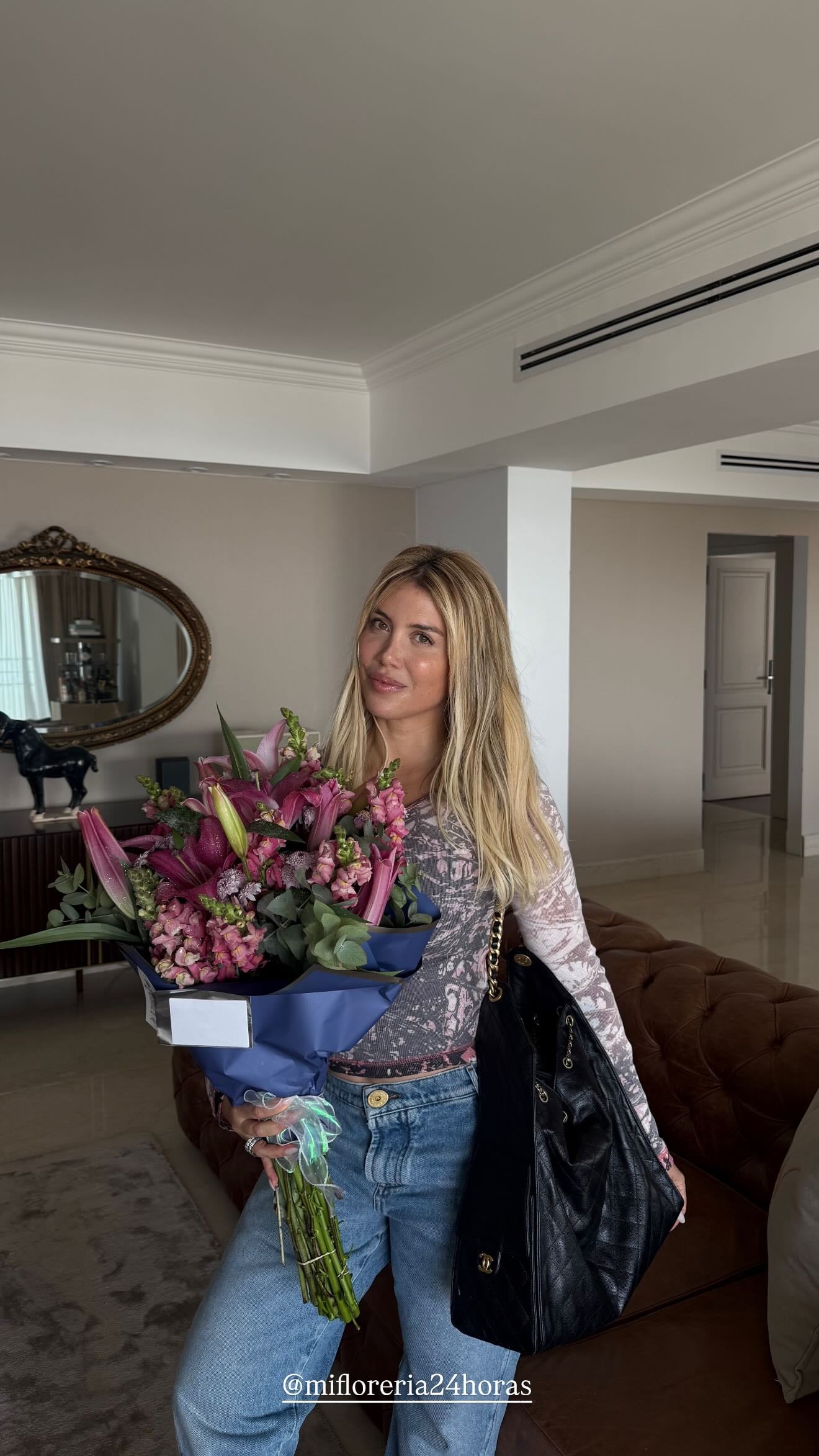 Wanda Nara en Instagram.