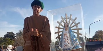 La celebración de la Virgen de Luján no pasó desapercibida en Pérez