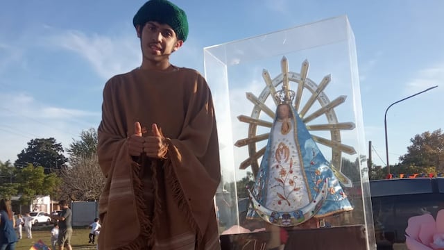 La celebración de la Virgen de Luján no pasó desapercibida en Pérez