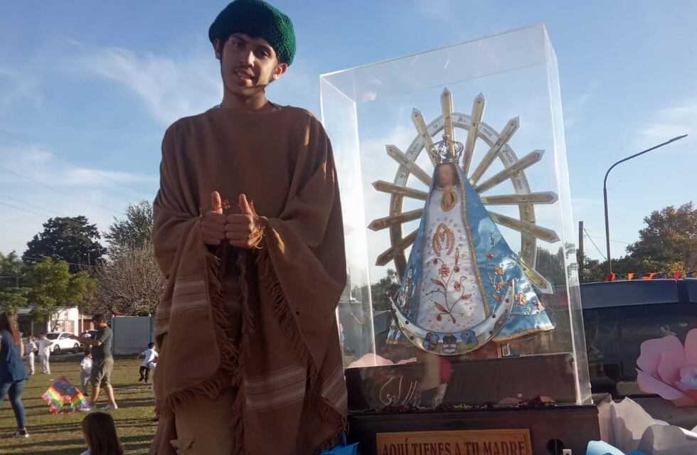 La celebración de la Virgen de Luján no pasó desapercibida en Pérez