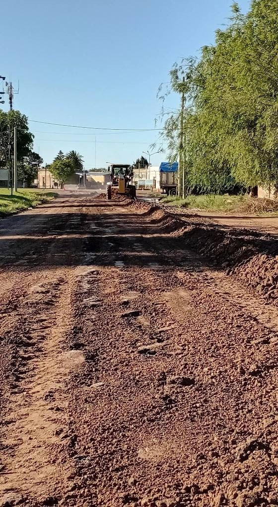 Trabajos de la Municipalidad de Tres Arroyos en las localidades del distrito
