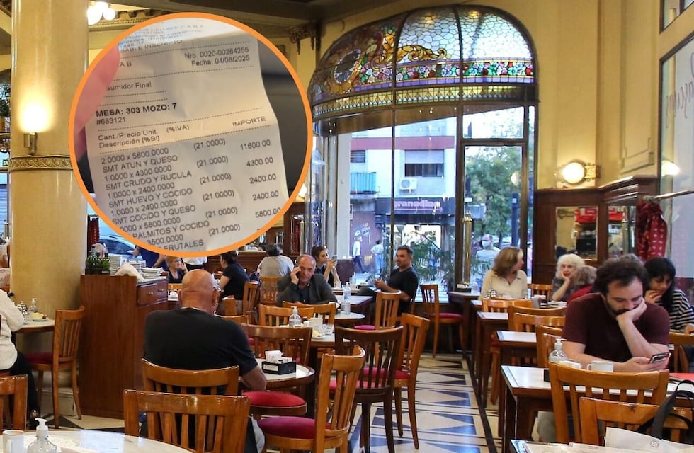 Pidió 6 sandwiches de miga en Las Violetas en agosto 2025 y le cobraron esto