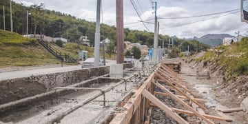 Continúa a buen ritmo la construcción de la bicisenda “Pensar Malvinas”