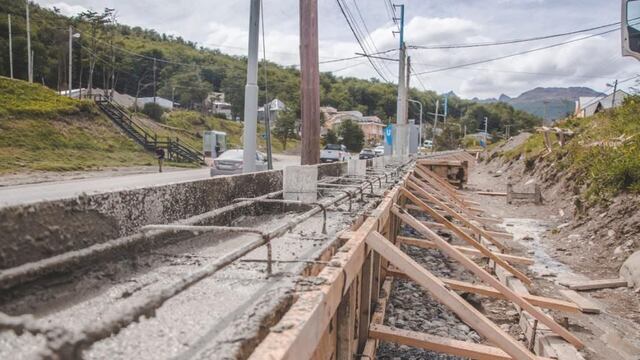 Continúa a buen ritmo la construcción de la bicisenda “Pensar Malvinas”