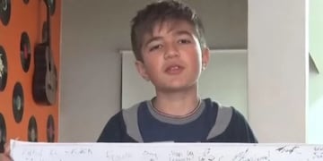 Franco Martínez Rago tiene 11 años, es futbolista y también actor.