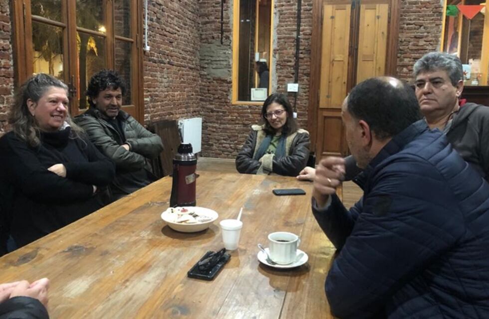 Pablo Garate se reunió con referentes de la cultura de Tres Arroyos
