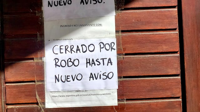 Robo en la Superintendencia de Salud.