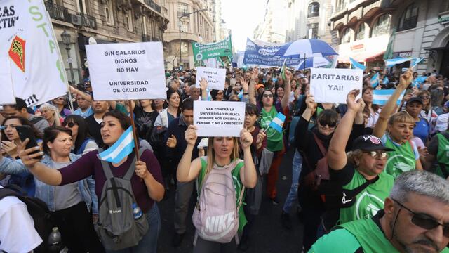 El ajuste del presupuesto a universidades fue de 32% en lo que va del año FOTO: DAMIAN DOPACIO/NA