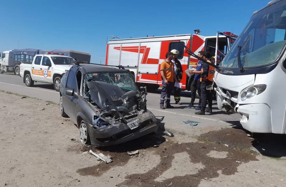 Internaron en grave estado a una puntaltense luego de un choque frontal