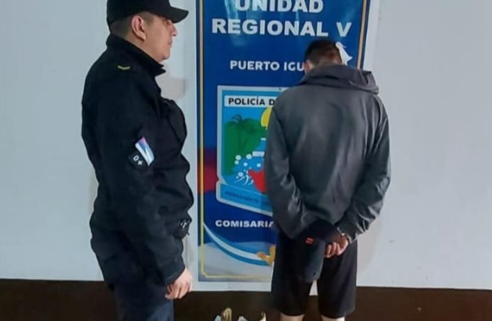 Individuo que robó una garrafa de gas fue detenido en Puerto Iguazú
